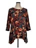 D&Co. Brown 3/4 Sleeve Top Size XL - photo 1