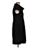 Spense Solid Black Casual Dress Size 4 - photo 4