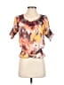 Cache 100% Rayon Orange Short Sleeve T-Shirt Size S - photo 1