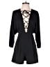 LUCCA Solid Black Romper Size L (estimated) - photo 1