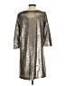 BB Dakota 100% Polyester Metallic Silver Cocktail Dress Size S - photo 2