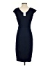 J. McLaughlin Solid Blue Cocktail Dress Size XS - photo 2
