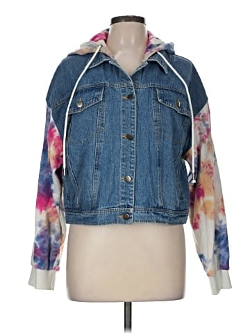 Aqua Denim Jacket (view 1)