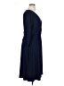 NY Collection Solid Blue Cocktail Dress Size 1X - photo 4