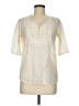 Maison Scotch Ivory Short Sleeve Blouse Size Med (2) - photo 1