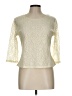 Kate Hill Ivory 3/4 Sleeve Top Size L (petite) - photo 1