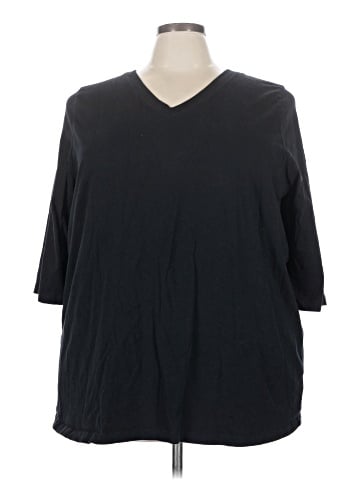 Woman Within 3/4 Sleeve T-Shirt (view 1)