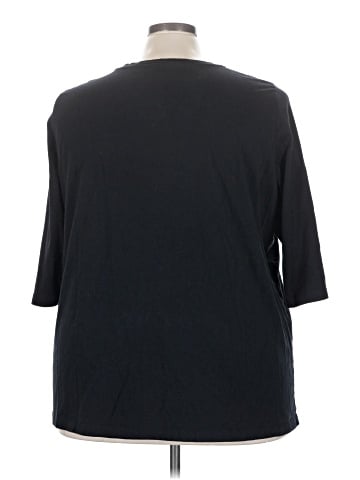 Woman Within 3/4 Sleeve T-Shirt (view 2)