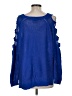 Nollie 100% Cotton Blue Pullover Sweater Size M - photo 2