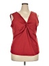 Worthington Red Sleeveless Blouse Size 2X - photo 1