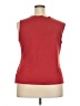 Worthington Red Sleeveless Blouse Size 2X - photo 2