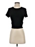Yogalicious Black Short Sleeve Turtleneck Size S - photo 1