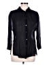 Acne Black 3/4 Sleeve Button-Down Shirt Size 23 - photo 1