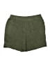 Lands' End 100% Cotton Solid Green Athletic Shorts Size L (petite) - photo 1