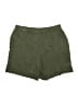 Lands' End 100% Cotton Solid Green Athletic Shorts Size L (petite) - photo 2