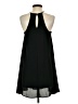 Everly 100% Polyester Solid Black Casual Dress Size XS - photo 2