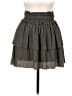 Berenice 100% Polyester Solid Green Casual Skirt Size EU 36 / US 6 - photo 1
