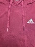 Adidas Burgundy Pullover Hoodie Size XL (estimated) - photo 3