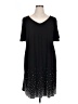MSK Stars Black Casual Dress Size 1X - photo 1