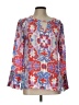 Annie Griffin Blue 3/4 Sleeve Blouse Size L (estimated) - photo 1