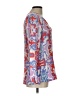 Annie Griffin Blue 3/4 Sleeve Blouse Size L (estimated) - photo 4
