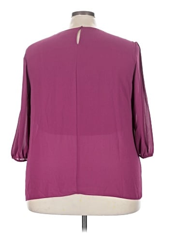 Modamix By Brandon Thomas 3/4 Sleeve Blouse (view 2)