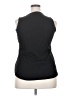 Finesse 100% Polyester Black Sleeveless Blouse Size 3XL - photo 2