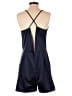 Glamorous 100% Polyester Solid Blue Romper Size L - photo 2