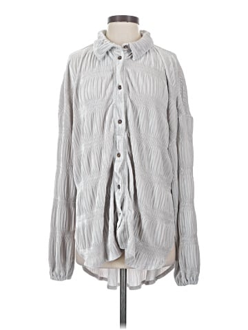 Free People Long Sleeve Button-Down Shirt (view 1)