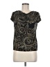 Grace Elements Black Short Sleeve Top Size M - photo 1