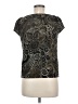 Grace Elements Black Short Sleeve Top Size M - photo 2