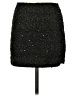 Wet Seal Tweed Black Formal Skirt Size S - photo 1