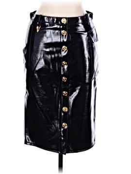 Versace Faux Leather Skirt (view 1)