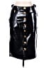 Versace Black Faux Leather Skirt Size EU (IT) 40 / US 4 - photo 1