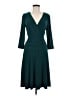 Rekucci Solid Teal Cocktail Dress Size 8 - photo 1