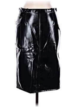 Versace Faux Leather Skirt (view 2)