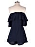 She + Sky 100% Cotton Solid Blue Romper Size L - photo 2