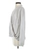Helmut Lang 100% Polyester Silver Long Sleeve Blouse Size S - photo 5