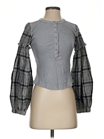 Pilcro Long Sleeve Blouse (view 1)