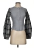 Pilcro Gray Long Sleeve Blouse Size XS - photo 1