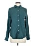 Rails 100% Cotton Teal Long Sleeve Button-Down Shirt Size S - photo 1