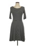 Decree Stripes Gray Casual Dress Size L - photo 1