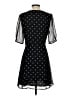 Wilfred 100% Polyester Polka Dots Black Cocktail Dress Size 4 - photo 2