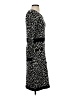 Taylor Animal Print Black Casual Dress Size S - photo 4