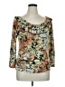 Essentials Gold 3/4 Sleeve Blouse Size XL - photo 1