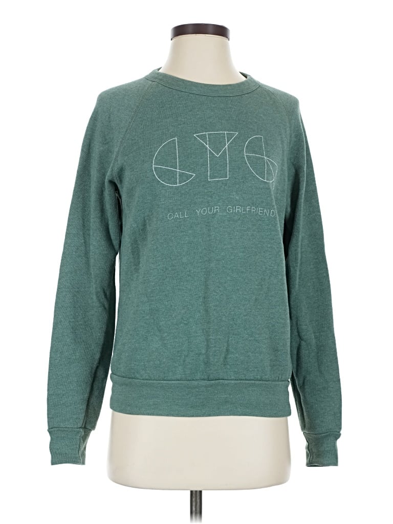 Pre-owned Alternative Earth Sweatshirt In Teal