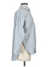 Maeve 100% Cotton Stripes Blue Long Sleeve Button-Down Shirt Size XXS - photo 4