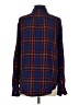 Levi's 100% Viscose Plaid Blue Long Sleeve Button-Down Shirt Size S - photo 2