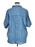 EV1 from Ellen Degeneres Blue 3/4 Sleeve Button-Down Shirt Size XL - photo 2