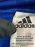 Adidas 100% Polyester Blue Zip Up Hoodie Size 6 - photo 3